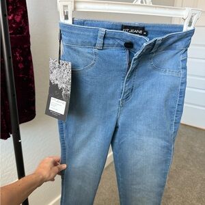 FITJEANS Contour V2 High-Waisted Jeans – Arctic Light Blue – XS – NWT